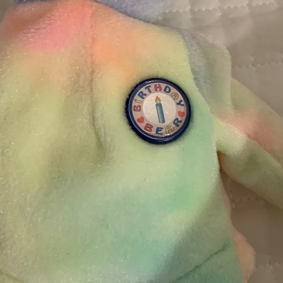 Beanie Baby Rainbow Tie Dye Bear - Picture 4 of 6